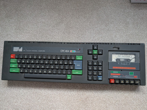 Amstrad cpc 464 - vintage, colour