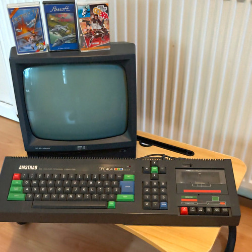 Vintage amstrad cpc 464 64k - 464,