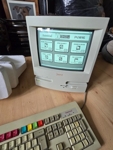 Amstrad pcw16 vintage computer - amstrad,